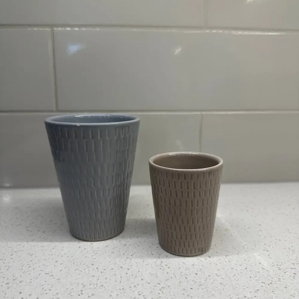 Mini Flower Pots - Set of 2